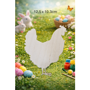 Kura 12,5cm, obrys, sklejka 3mm